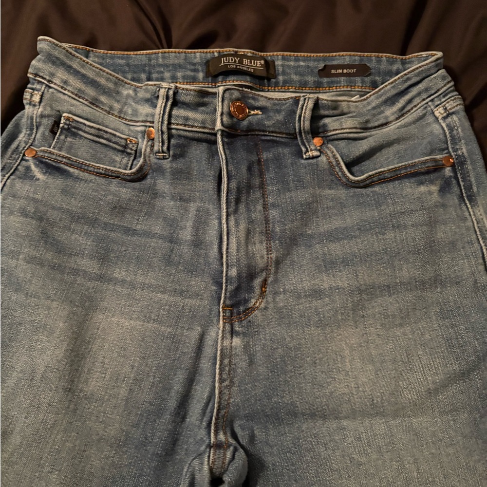 Judy Blue Slim Boot Light Denim Jeans